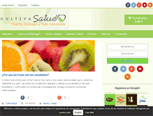 Tablet Screenshot of cultivasalud.com